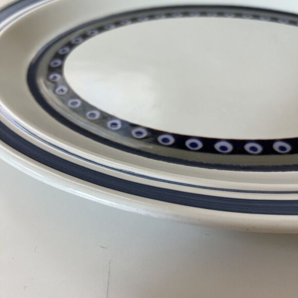 13" Vintage 1970s Oval Serving Food Platter by Royal Doulton Tangier Lambethware - Picture 3 of 5